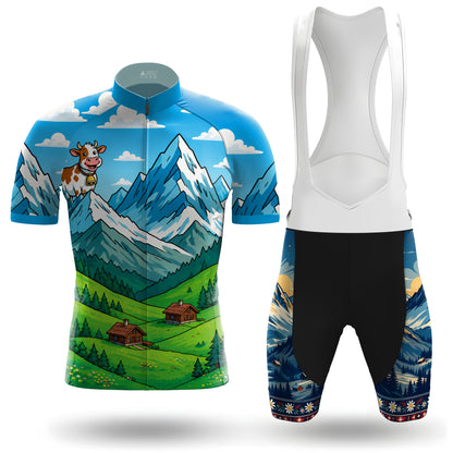 Cowbell climb Men's Short Sleeve Cycling Kit
