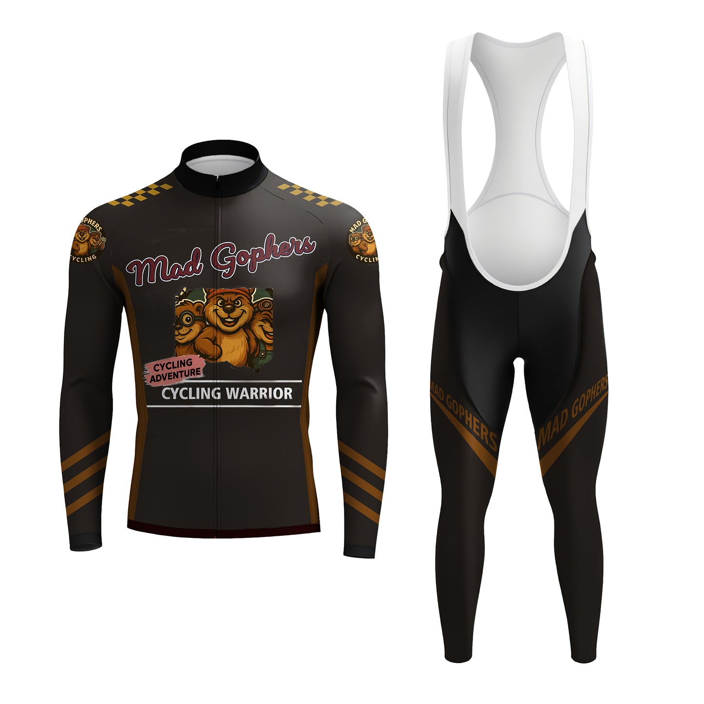 Mad Gophers  Men's Long Sleeve Cycling Kit