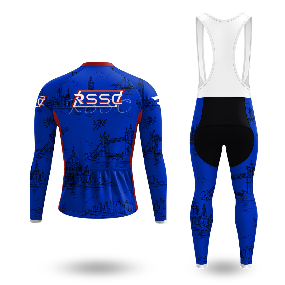 Bone Grab Langarm-Radtrikot für Herren