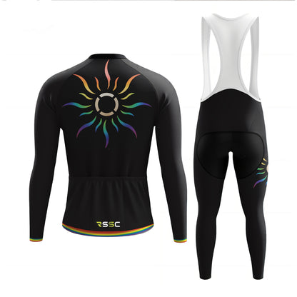 Bike And Smile Langarm-Fahrradset für Herren