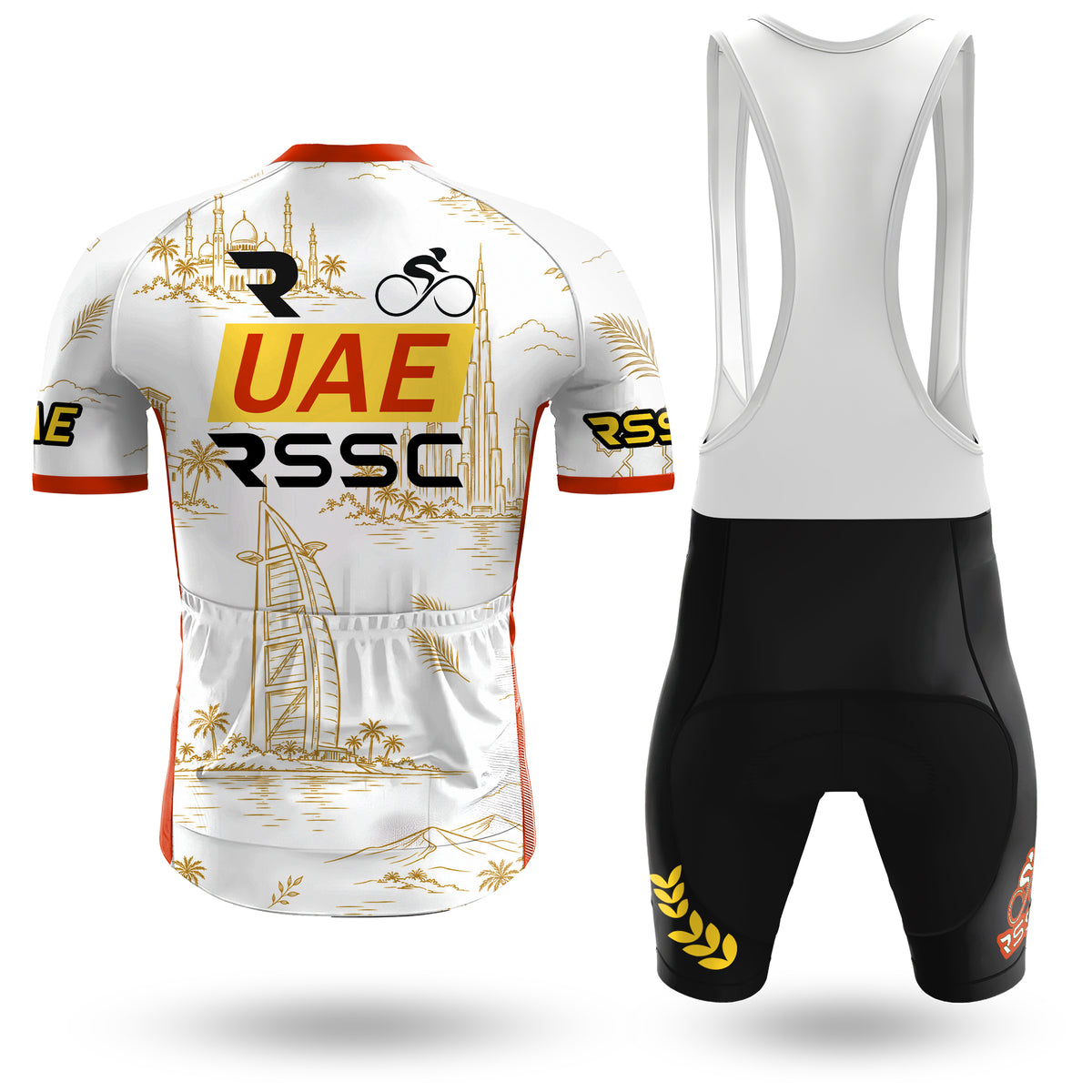 Completo da ciclismo Golden Airds da uomo a maniche corte