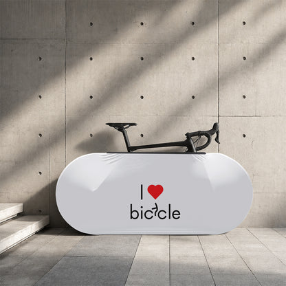 I Love Bicycle Title Bicycle Wheels Cover