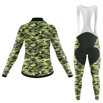 Olive Terrain Women's Long Sleeve Cycling Kit
