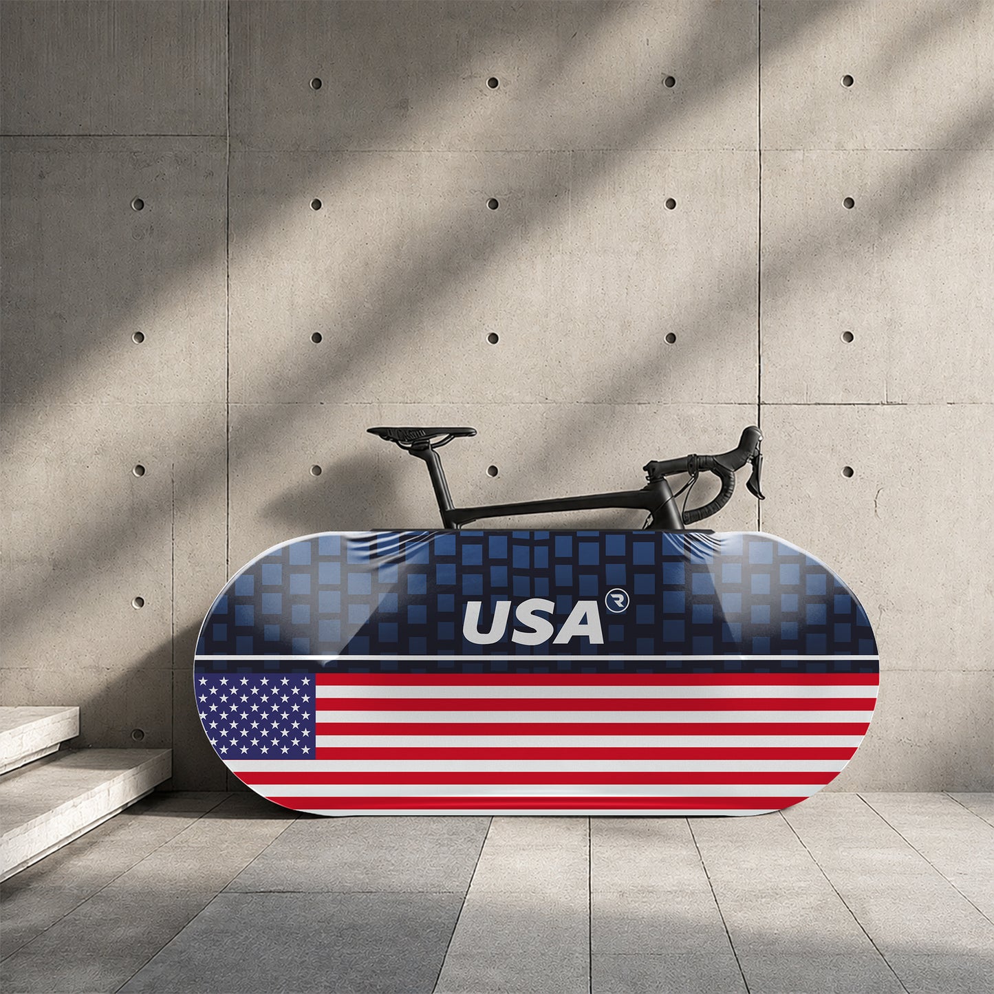 Housse de roue de vélo classique USA 