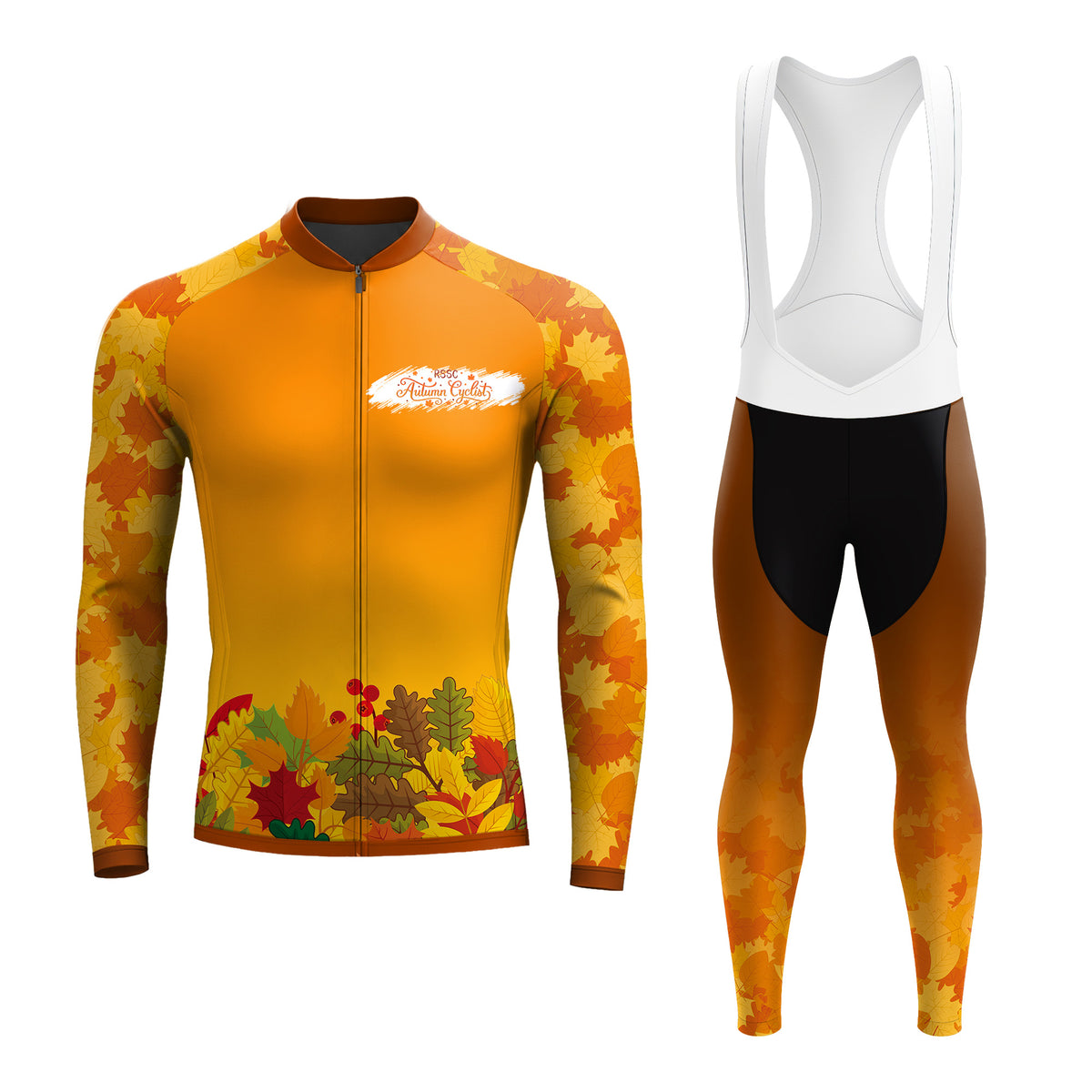 Autumn Colors Fall Foliage Men's Long Sleeve Cycling Kit