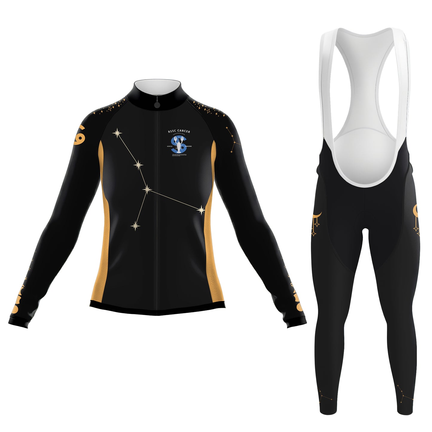 Cancer Women's Long Sleeve Cycling Kit