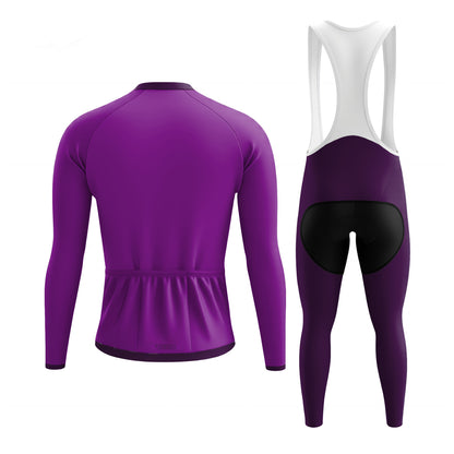 Purple Signal Men's Long Sleeve Cycling Kit