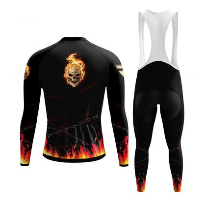 Flame of Retribution Men's Long Sleeve Cycling Kit
