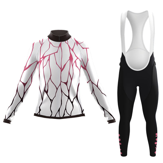Shimmer Crack Women's Long Sleeve Cycling Kit