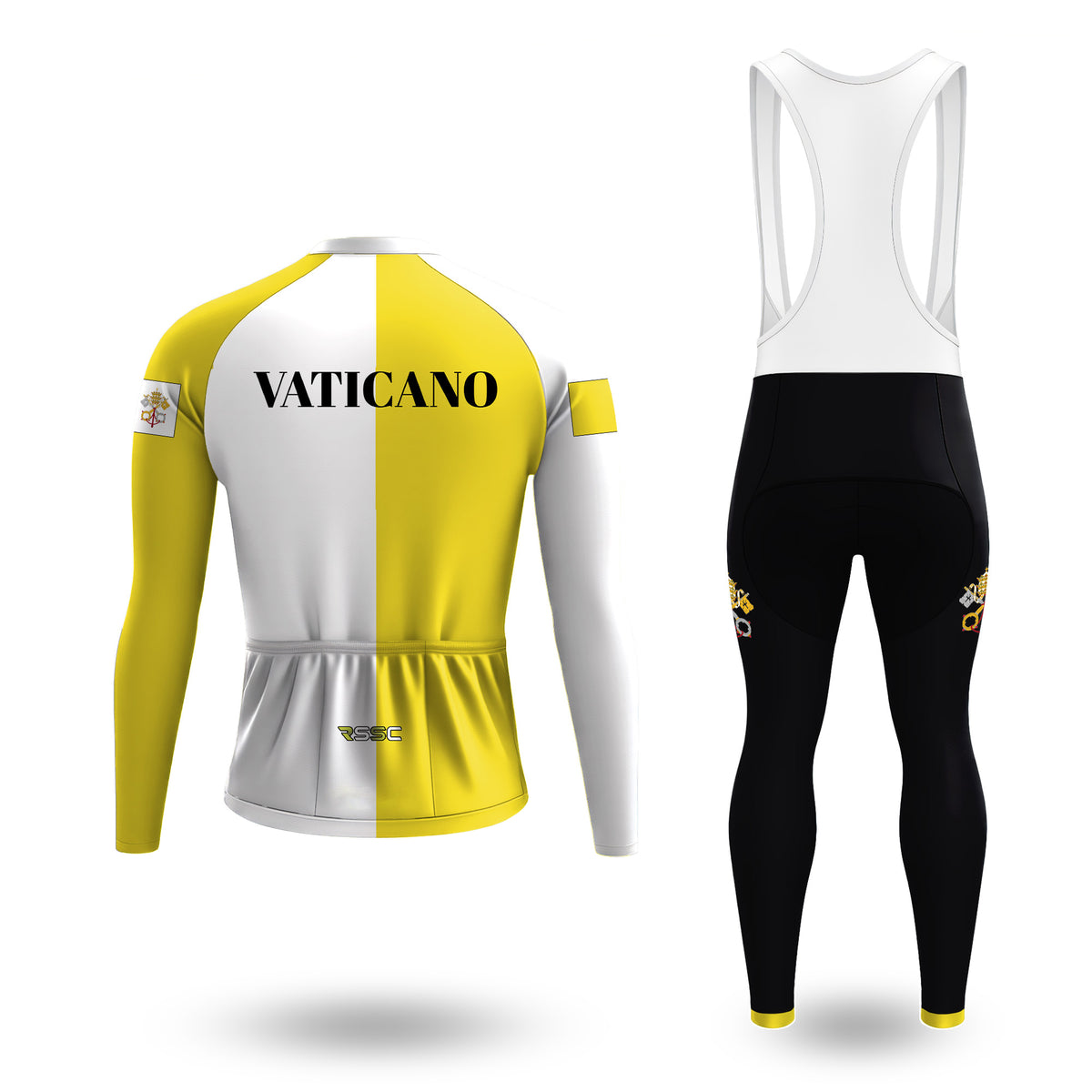 Vatican City National Champions Men's Long Sleeve Cycling Kit