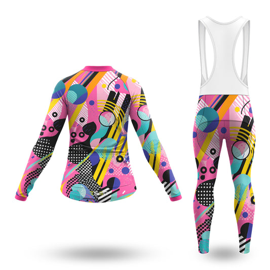 Colorful Women's Long Sleeve Cycling Kit