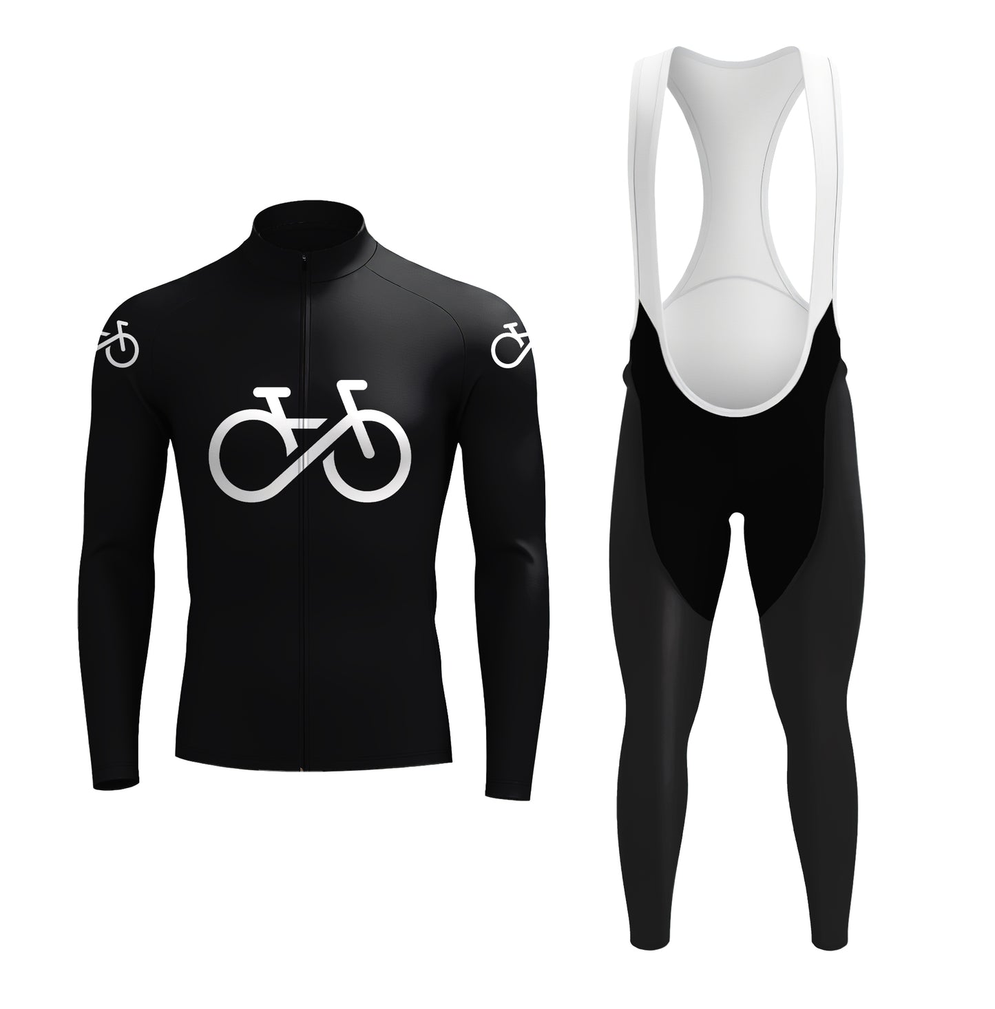 Maillot de cyclisme à manches longues pour homme Bike Forever
