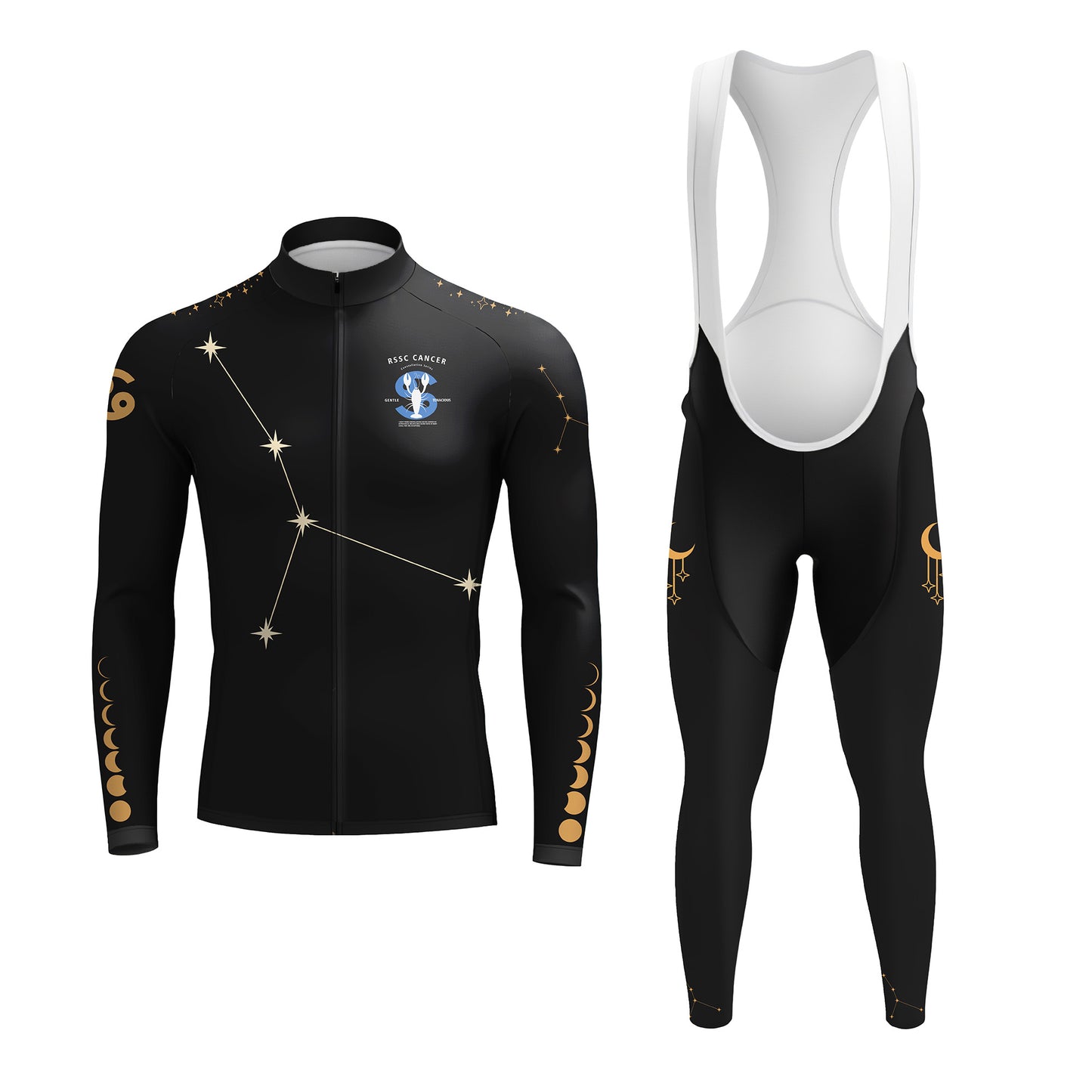 Cancer Men's Long Sleeve Cycling Kit