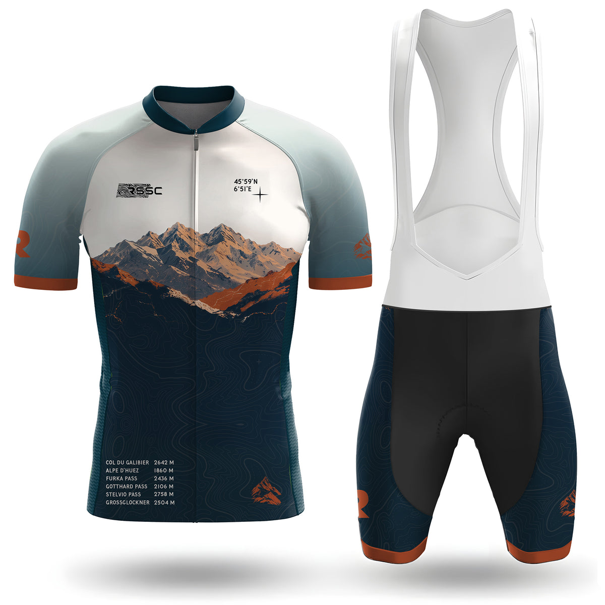 Alpine Loop Men's Short Sleeve Cycling Kit