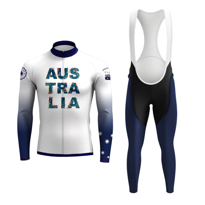 Australia Men's Long Sleeve Cycling Kit