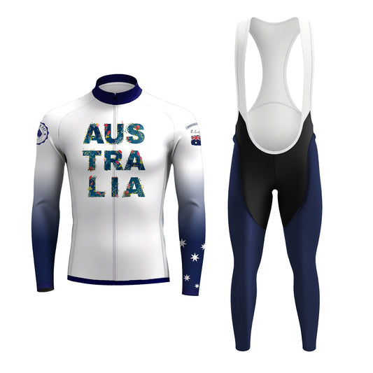 Australia Men's Long Sleeve Cycling Kit