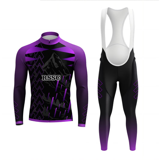 Mountain climbing  Men's Long Sleeve Cycling Kit
