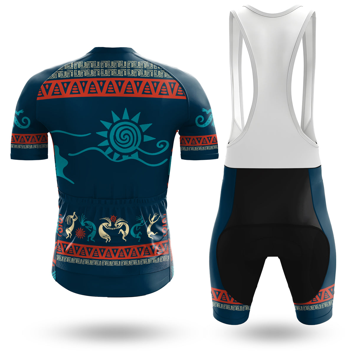 Kokopelli Navy Men's Short Sleeve Cycling Kit