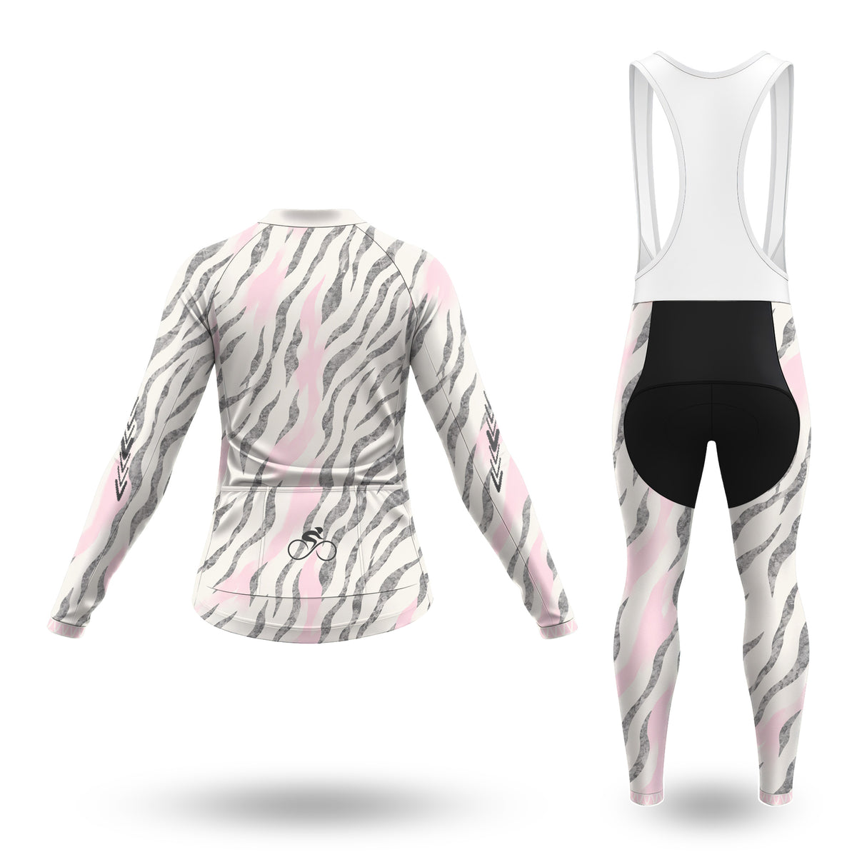 Tenue de cyclisme femme à manches longues Colorful Abstract Movement