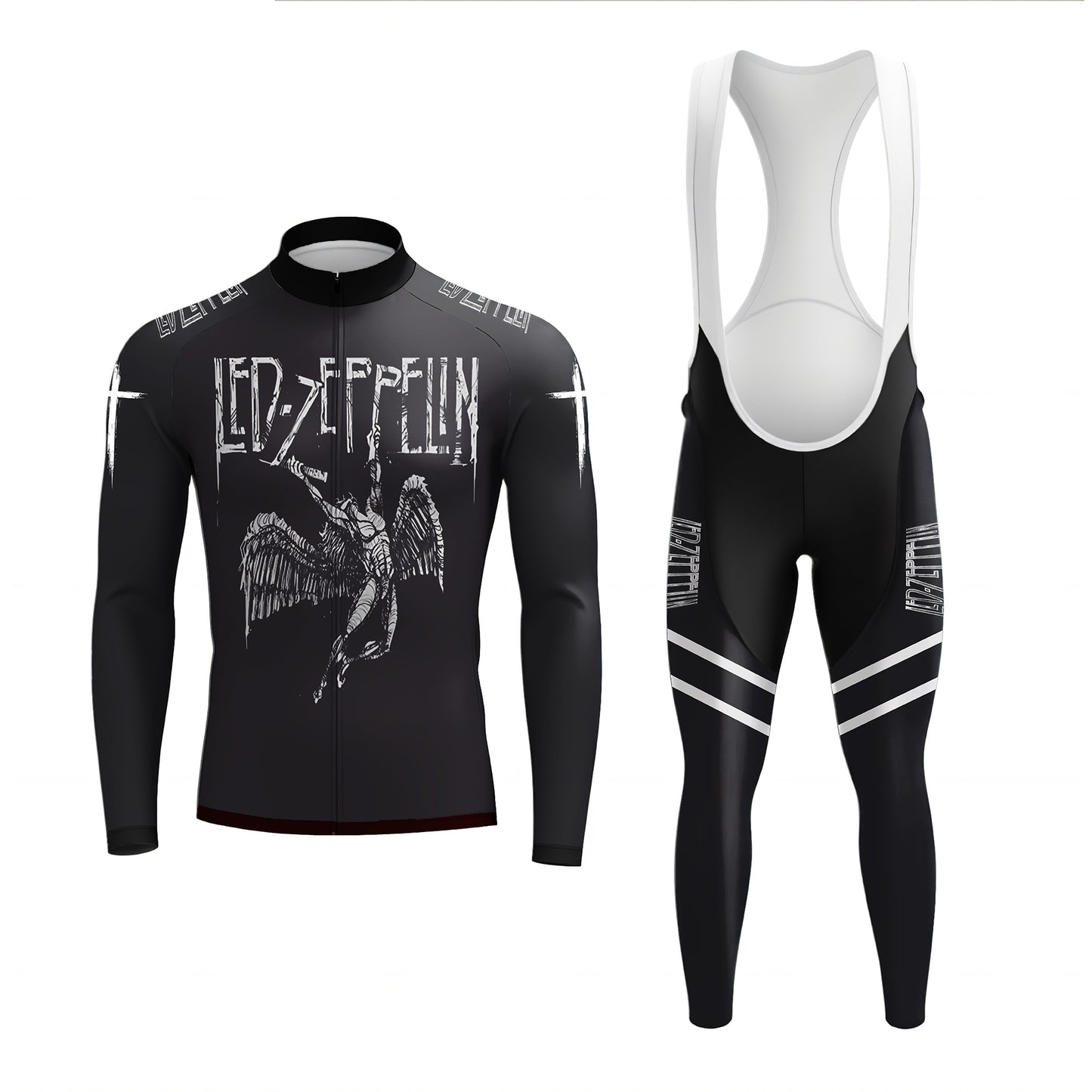 Led Zeppelin Men's Long Sleeve Cycling Kit