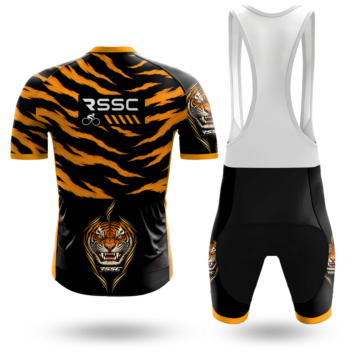 Golden Airds Herren-Radtrikot mit kurzen Ärmeln