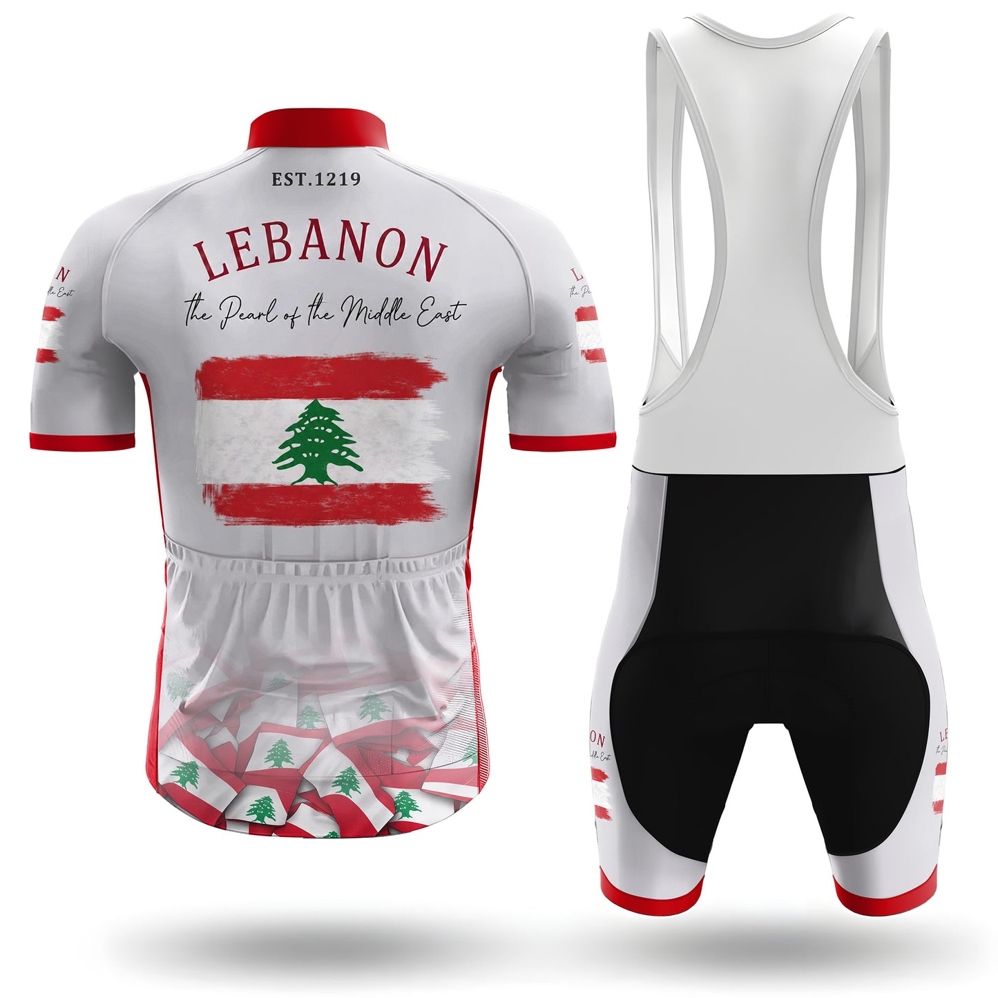 Lebanon Men's Short Sleeve Cycling Kit