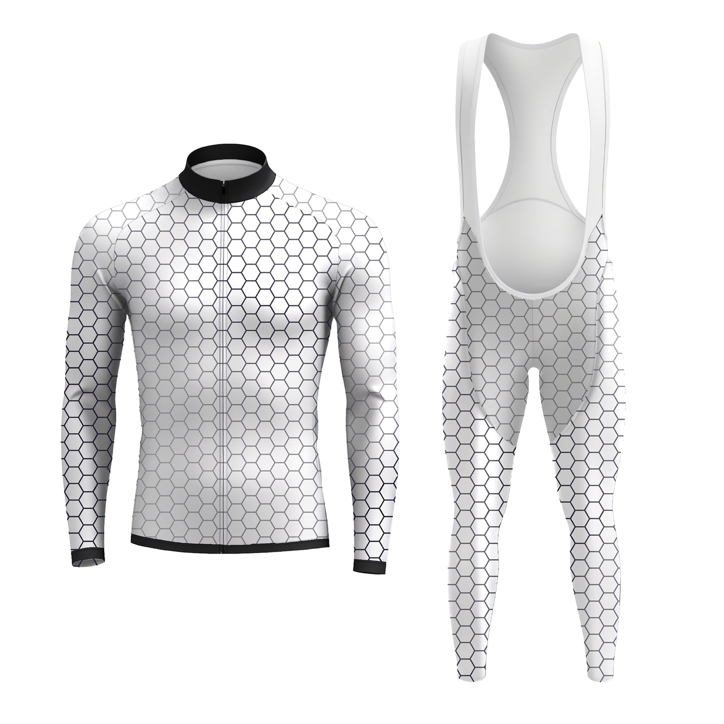 Hexagon Men's Long Sleeve Cycling Kit
