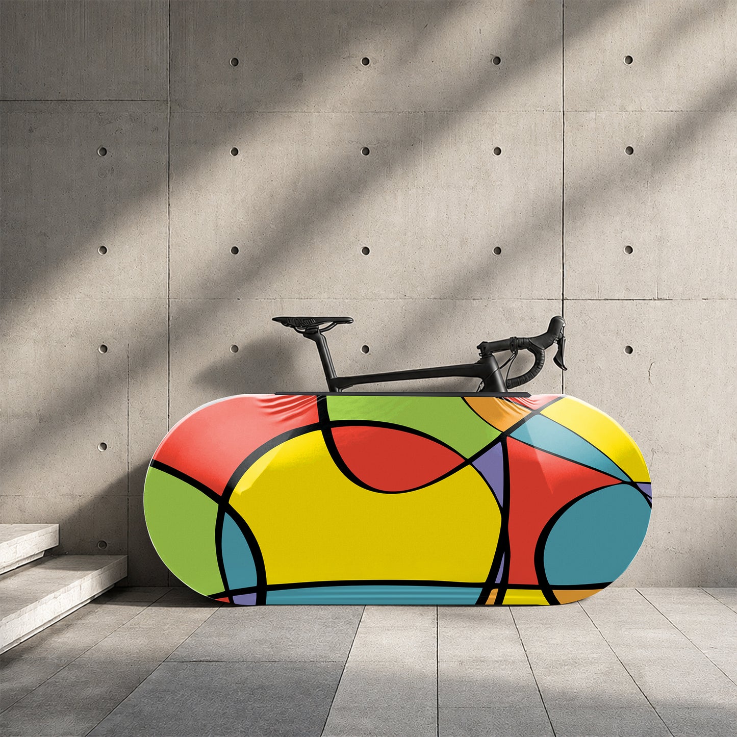 Abstract Bicycle Wheels Cover