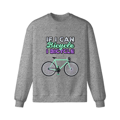 Sweat-shirt cycliste buveur de café