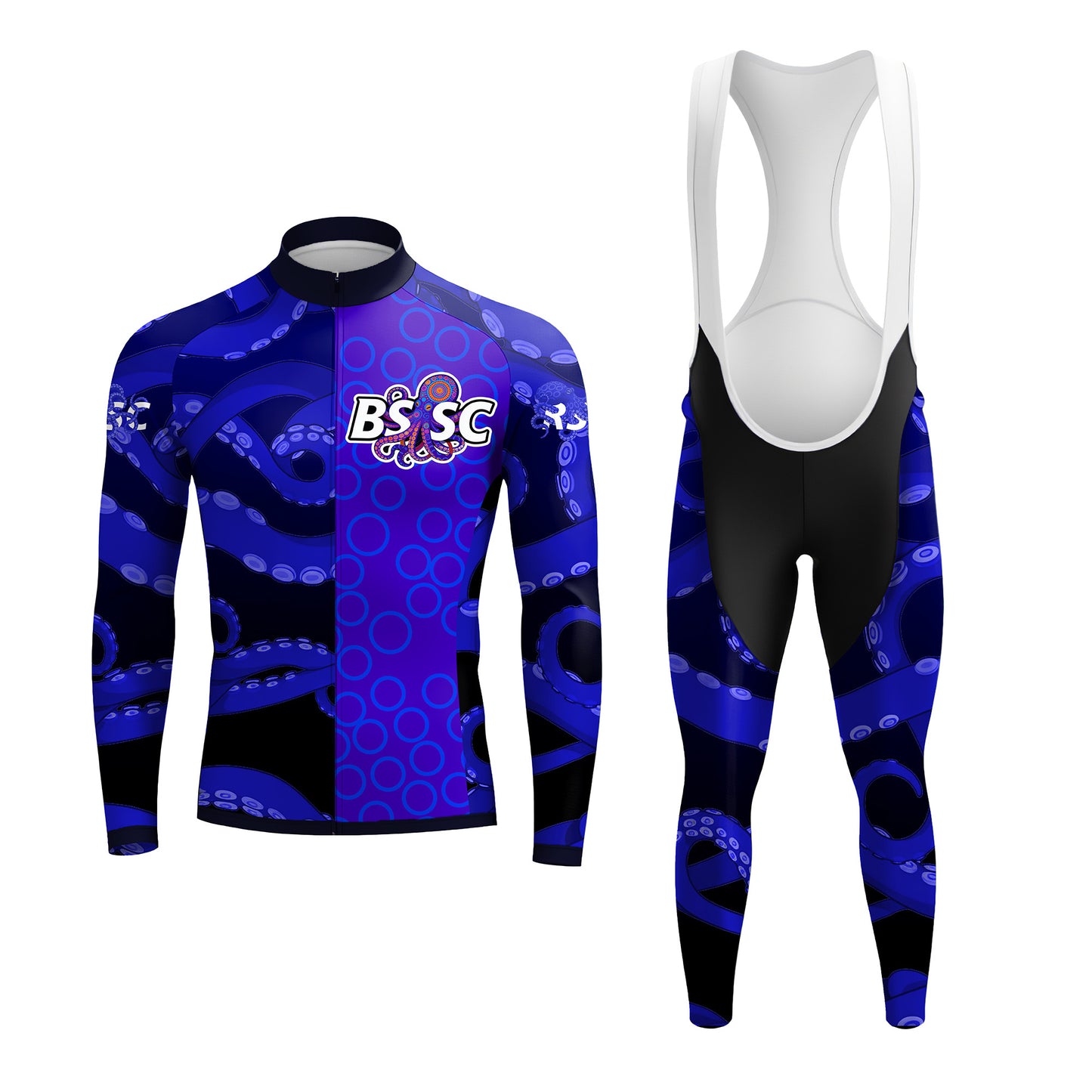 The Abyssal Kraken Men's Long Sleeve Cycling Kit