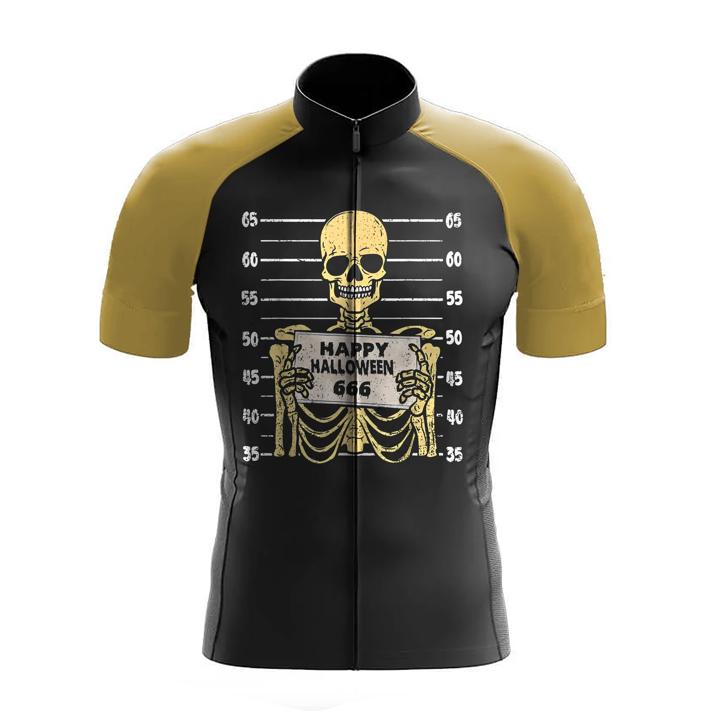 Skeleton Happy Halloween 666 Skull Bones Men's Cycling Kit