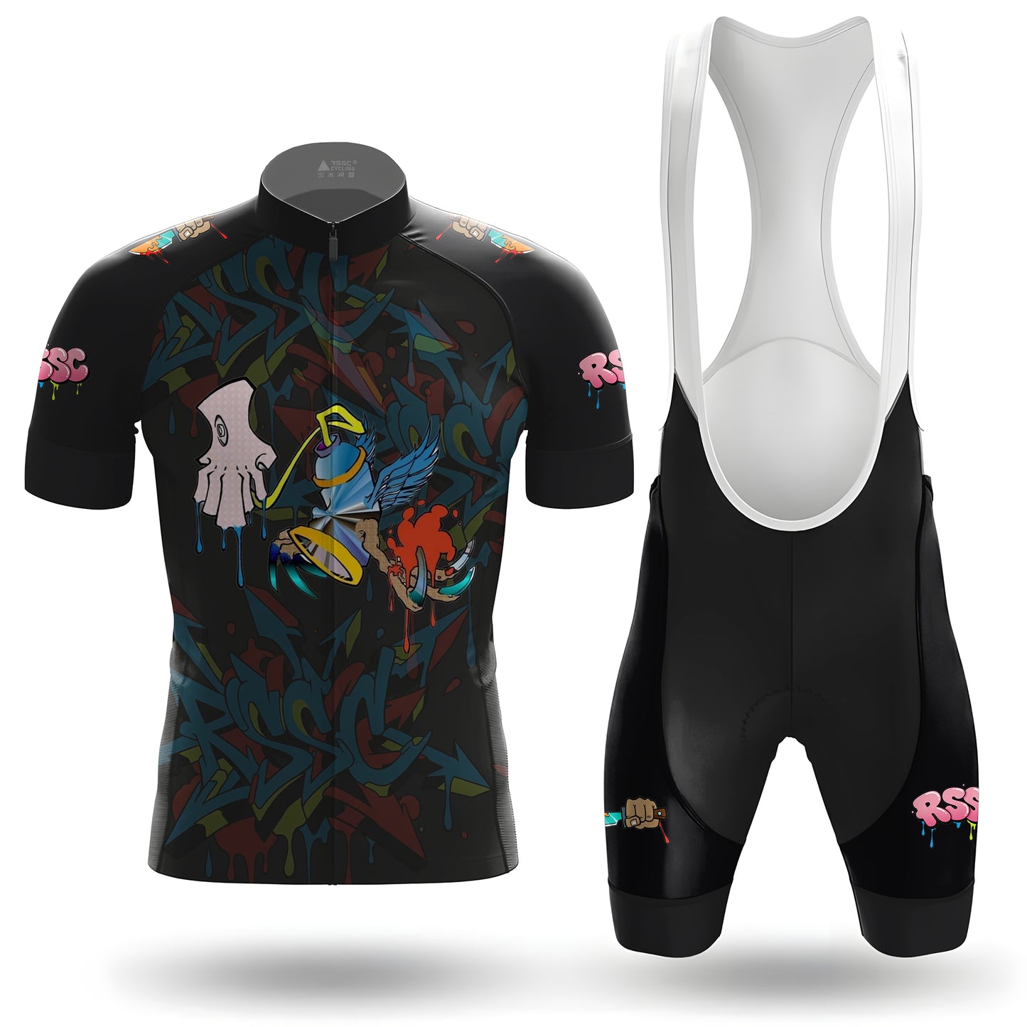 RSS Urban Graffiti Edge Men's Short Sleeve Cycling Kit