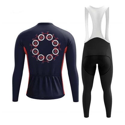 Cycling Cycle Men's Long Sleeve Cycling Kit