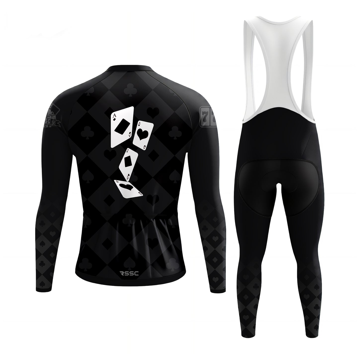 The Midnight Ace Men's Long Sleeve Cycling Kit