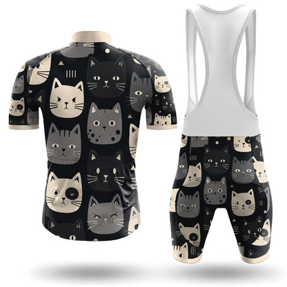 Happy Emoticon Cat Men's Cycling Kit