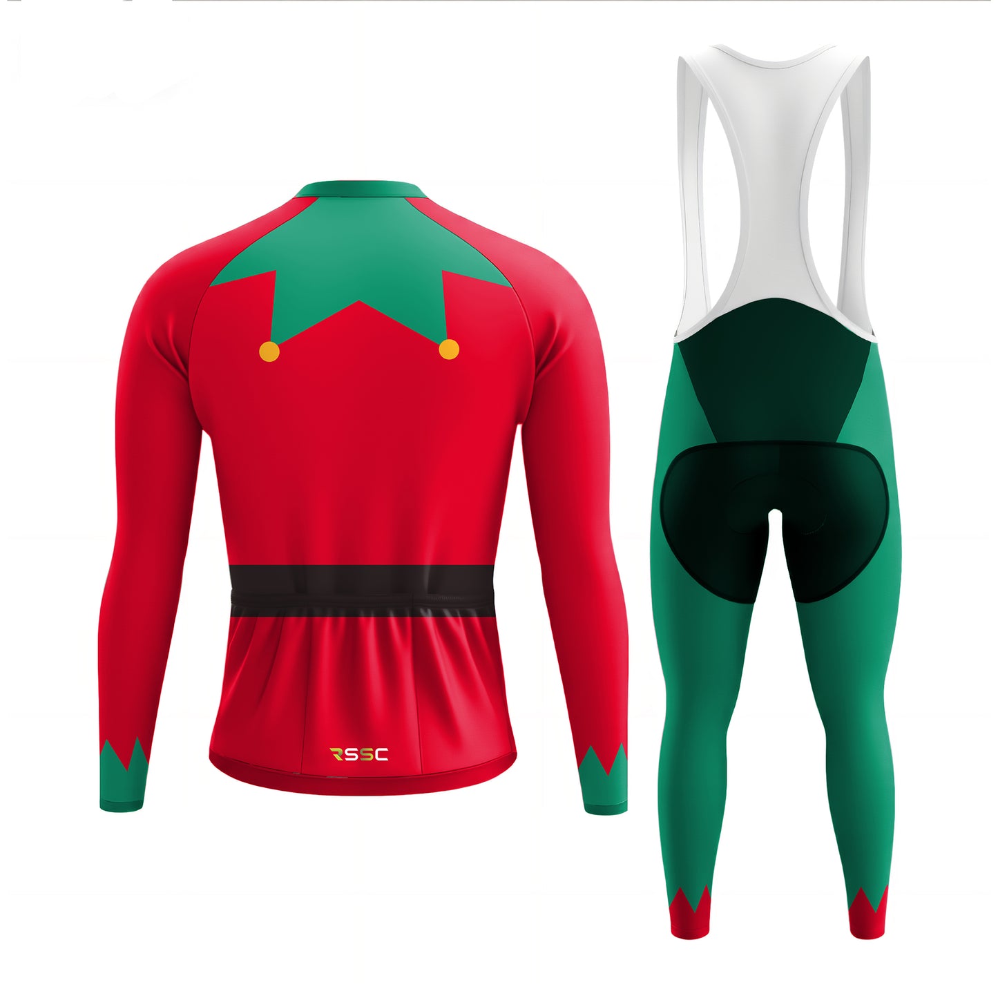 Christmas Elf Men's Long Sleeve Cycling Kit