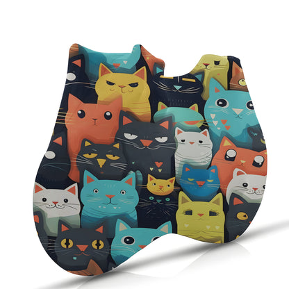 Cartoon Cat Bicycle Full Cover