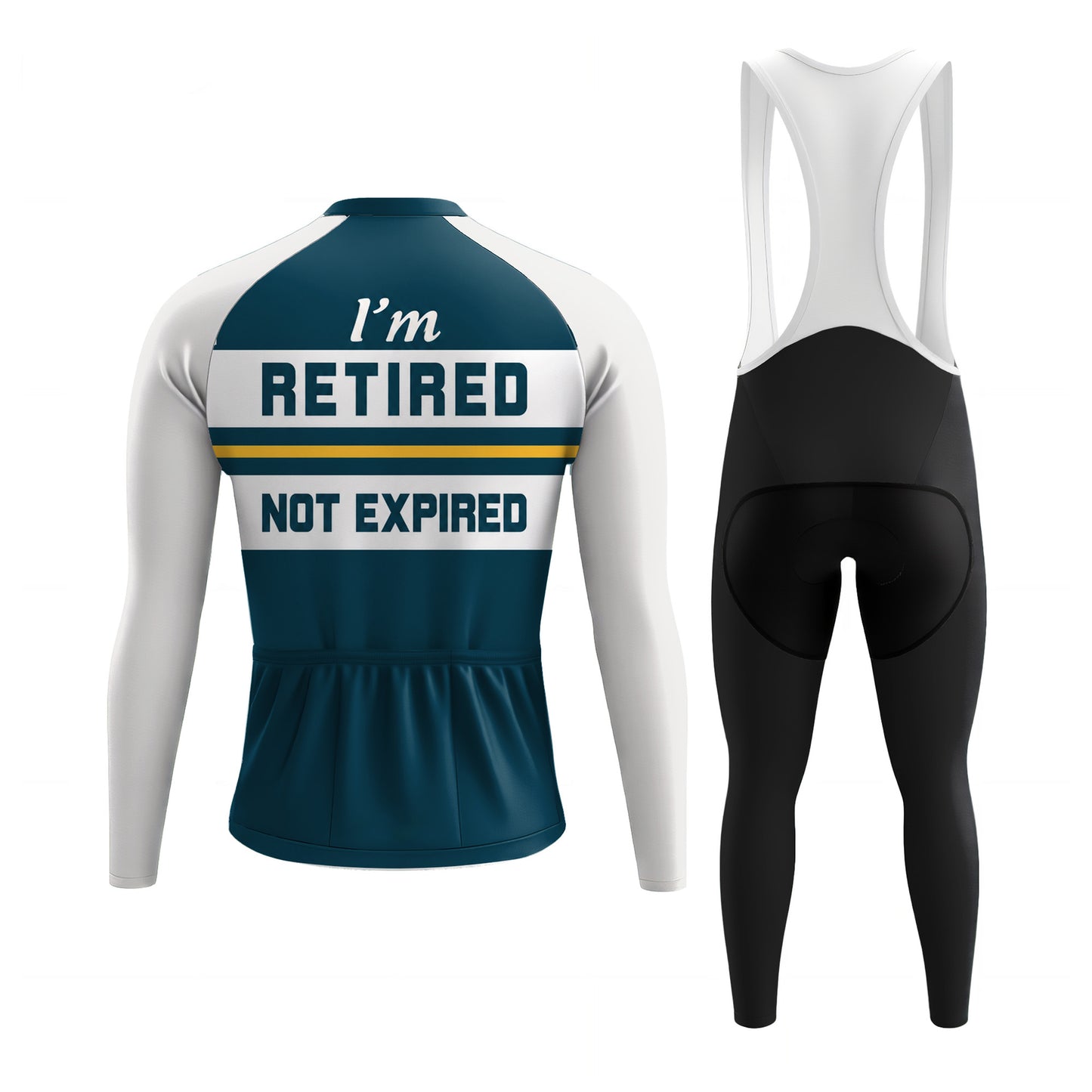 Retired Not Expired Men's Long Sleeve Cycling Kit