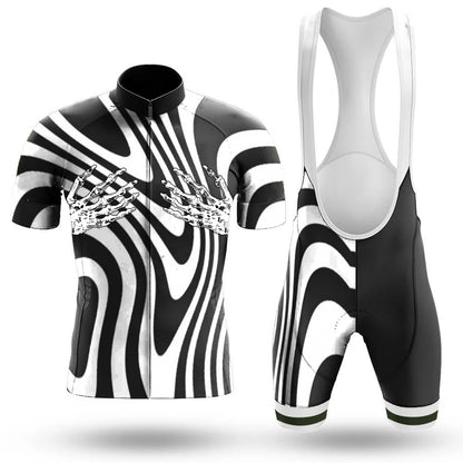 Two Skull Handprint Crops Men's Cycling Kit