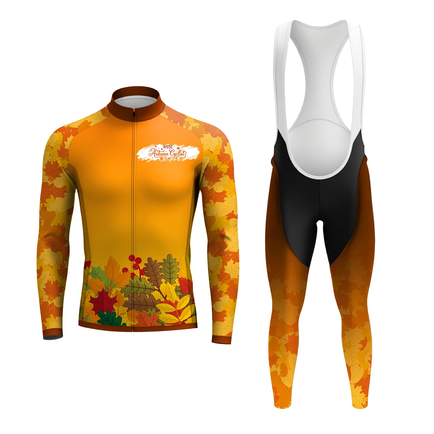 Autumn Colors Fall Foliage Men's Long Sleeve Cycling Kit