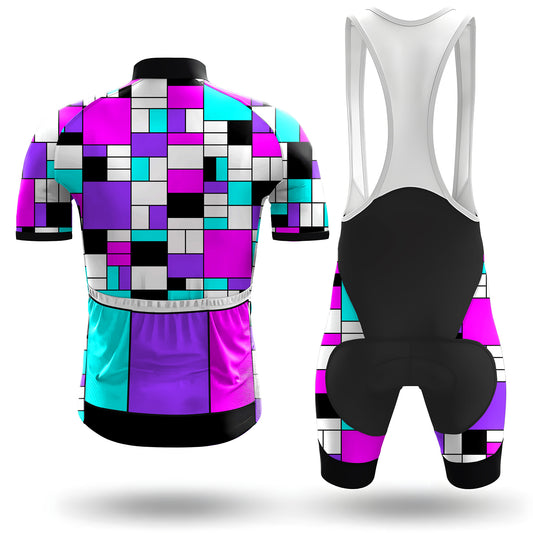 Neon Mosaic Elite Men's Short Sleeve Cycling Kit