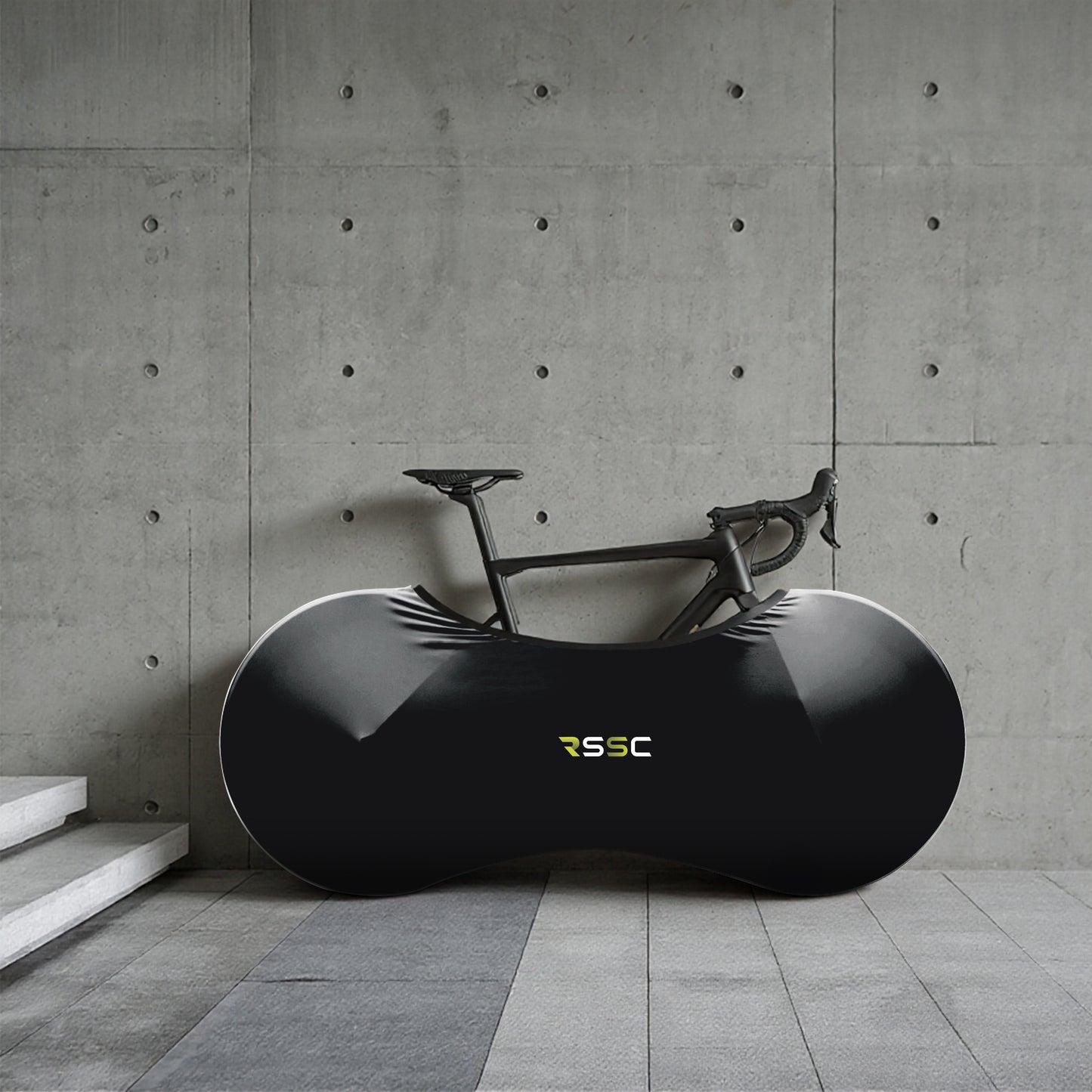 RSSC Classic Black Bicycle Wheels Cover