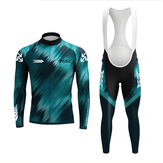 RSSC Swift Cyan Men's Long Sleeve Cycling Kit