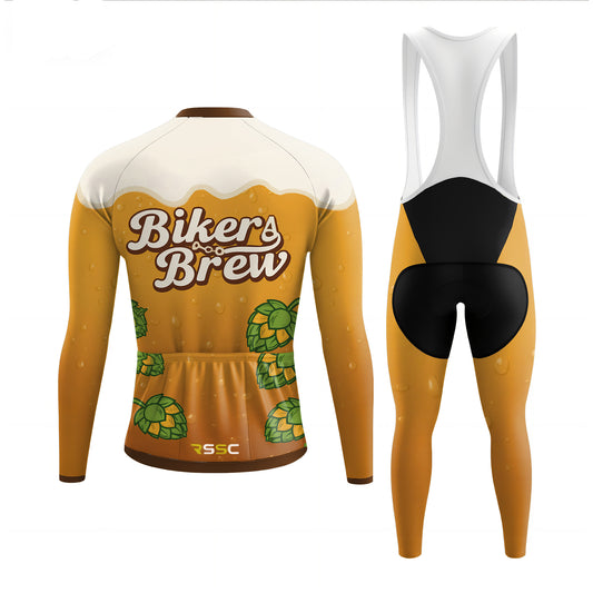 Bikera Brew Men's Long Sleeve Cycling Kit