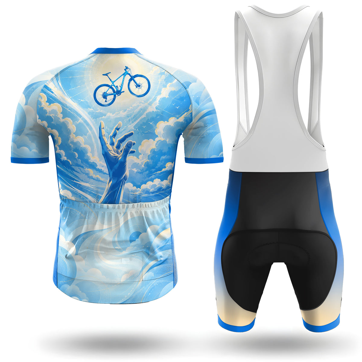 Kit da ciclismo da uomo a maniche corte Maorí-Rider