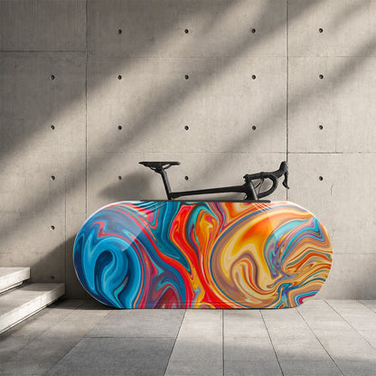 Liquid Marblev Bicycle Wheels Cover