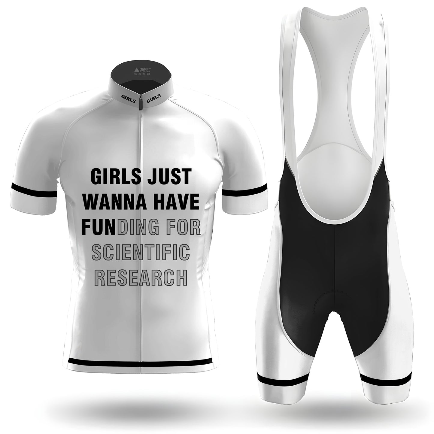 Girls Just Wanna Have Fun Men's Short Sleeve Cycling Kit