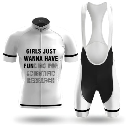 Girls Just Wanna Have Fun Men's Short Sleeve Cycling Kit