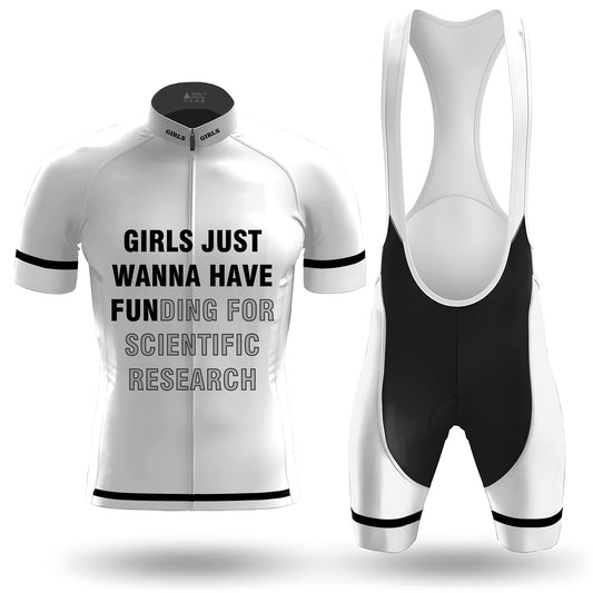 Girls Just Wanna Have Fun Men's Short Sleeve Cycling Kit