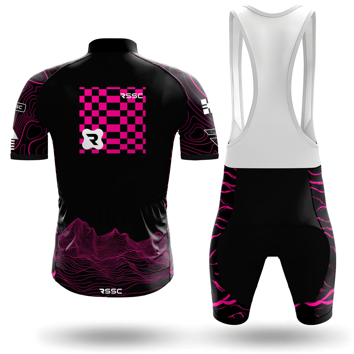 Pink Slipstream Men's Short Sleeve Cycling Kit